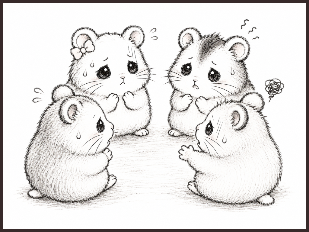 緊急家族会議のイメージイラスト